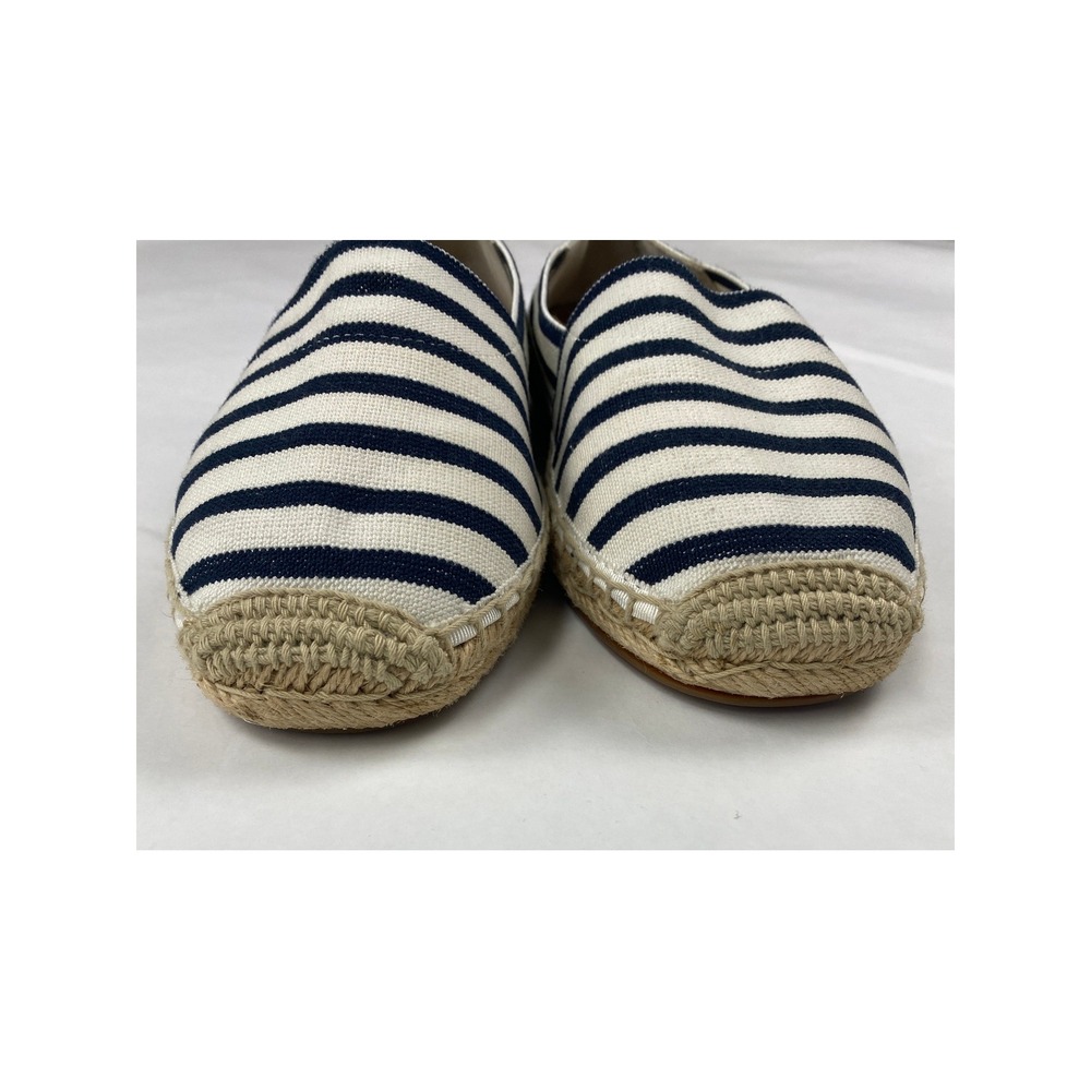 Vionic Vlerie Striped Espadrilles Flat Women's Size 8 Blue White Comfort - Picture 6 of 12